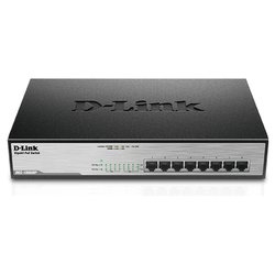 Switch di rete 8 porte Max PoE+ DGS 1008MP Gigabit (1000Base-TX)