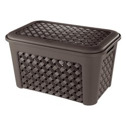 Cesta con coperchio (58x38x33cm) ARIANNA Wengè 8105407909