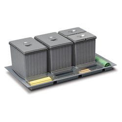 SISTEMA 900 902 Pattumiera incasso Grigio