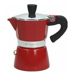 Caffettiera Alluminio 1 Tazza COFFEE STAR Rosso V4430014746