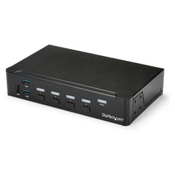 Kvm switch 4 Porte HDMI con Hub USB 3.0 Black SV431HDU3A2