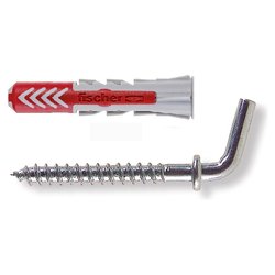 Set tasselli bimateriale, gancio corto (6 mm) Duopower 6 C 8 K 537634