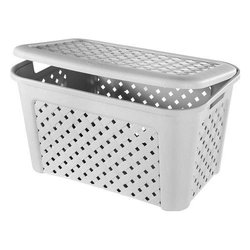 Cesta con coperchio (58x38x33cm) ARIANNA Angora 8105407112