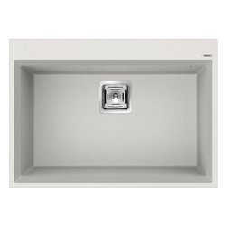 Lavello 1 vasca (70x50cm) KARISMA 120 Bianco Opaco LGK12068BTP