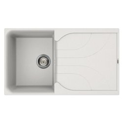 Lavello 1 vasca (86x50cm) EGO 400 Bianco Opaco LGE40068