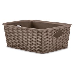 Cestino ELEGANCE High (25x19x10cm) Tortora 30971