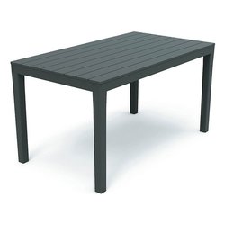 Tavolo da esterno polipropilene SUMATRA Fisso Antracite (138x78x72cm) SUM028AN