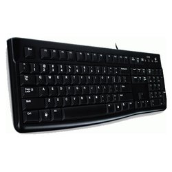 Tastiera computer K SERIES K120 Wired Black 920 002479