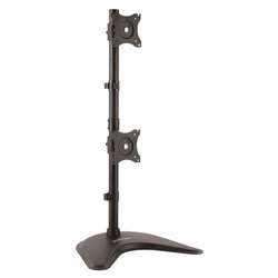 Supporto monitor TV scrivania ( 10 Kg ) VESA 100 x 100 Due Monitor Impilati Black ARMBARDUOV