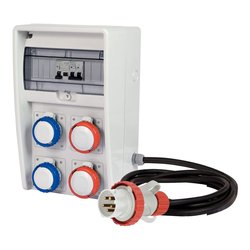 Quadro elettrico industriale ULISSE ASC IP65 2+2 prese CEE (25x17,7x40,3 cm) 74321