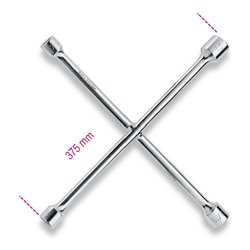 Chiave a croce pneumatici 979 (375mm) per dadi 17, 19 ,22 mm, 1/2 F 009790001