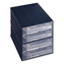 Porta minuteria N 19 2 VISION BLOK Nero (24,9x36,6x25 cm) 1000025