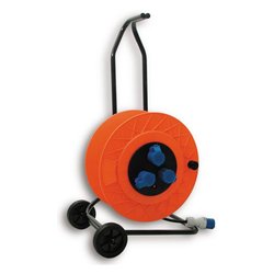 Avvolgicavo elettrico GOLIA 3P Cee Arancio e Blu H07RN-F 3x2,5 mmq 50m 12128