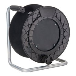 Avvolgicavo elettrico senza cavo e prese GOLIA Nero 10229UG