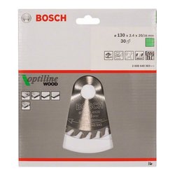 Lama a disco D 130 foro 20/16 mm OPTILINE WOOD 12 dt. 2608640583