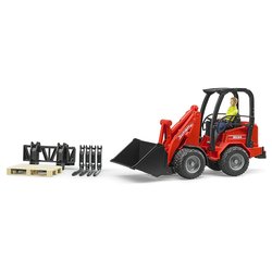 Ruspa con personaggio e accessori scala 1:16 (29,5x9,6x15,7cm) SCHAEFFER 02191