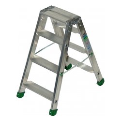 Scaletta 3 gradini + piano alluminio DUPLA D 3