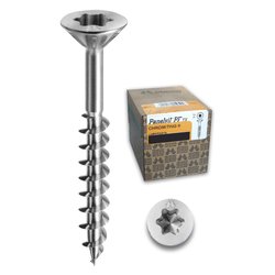 Viti per legno filetto parziale 500 pz (4,5x40mm) Cromo lucido PFACXP450400C8C