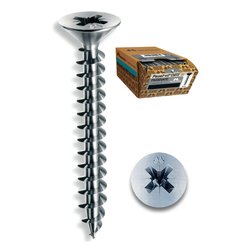 Viti per legno tutto filetto 100 pz (5x70mm) Inox passivato PVICZP500700PSC