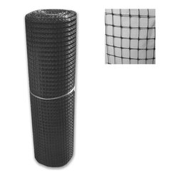 Rete gabbie e voliere (1,5x100mt) materiale plastico CINTOFLEX Nero 60045409