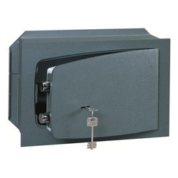 Cassaforte a chiave incasso muro (36x14,5x24cm) Grigio scuro 18A010300