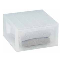 Contenitore salvaspazio STOCK BOX Sottoletto con Ruote Bianco