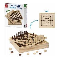 Gioco Scacchi Dama Tria Top 053908
