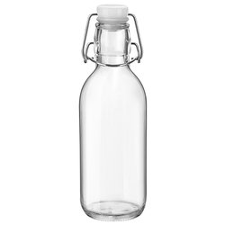 Bottiglia (500ml) Con Tappo Ermetico EMILIA Trasparente