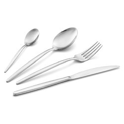 Set posate tavola 24 pz Inox DAY Cromo lucido COF24DAY