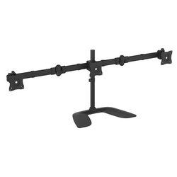 Supporto monitor TV scrivania ( 24 Kg ) VESA 100 x 100 Articolabile per triplo Monitor Black ARMBARTRIO2