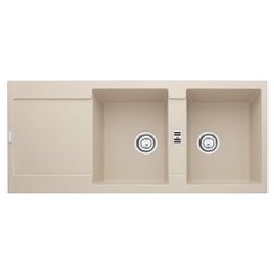 Lavello 2 vasche (116x50cm) Mrg 621 MARIS Sahara Opaco 114 0066 717