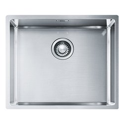 Lavello 1 vasca (50x40cm) Bxx 210 110 50 BOX Inox Spazzolato 127 0369 282
