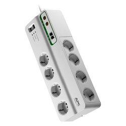 Presa filtrata 8 posti SURGEARREST Essential Rj11 e COAX White PMF83VT IT
