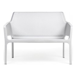 Divano polipropilene NET Bench 2 posti lineare Bianco 40338 00 000