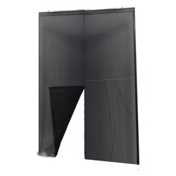 Zanzariera porta ECCO nero L. 120 cm x h. 240 cm IART5018