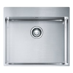 Lavello 1 vasca (57x51cm) Bxx 210 54 Tl BOX Inox Spazzolato 127 0369 295