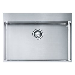 Lavello 1 vasca (71,5x51cm) Bxx 210 68 Tl BOX Inox Spazzolato 127 0378 049