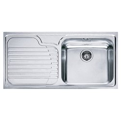 Lavello 1 vasca (100x50cm) Gax 611 GALASSIA Inox Spazzolato 101 0017 508