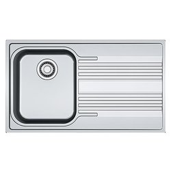 Lavello 1 vasca (86x50cm) Srx 611 SMART Inox Spazzolato 101 0356 760