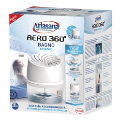 Assorbiumidità kit contenitore AERO 360 Bagno Tab 450 gr inclusa Inodore 2366100