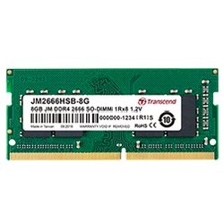 RAM JETRAM 4GB DDR4 2666Mhz SO DIMM 1pz JM2666HSH 4G