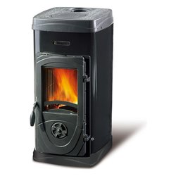 Stufa legna 5kW SUPER JUNIOR Antracite 4 stelle 7111076