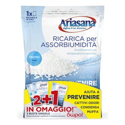 Assorbiumidità sali ricarica 3 buste da 450 gr Inodore 2400730