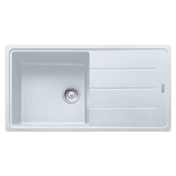 Lavello 1 vasca (97x50cm) Bfg 611 97 BOSTON Bianco Opaco 114 0276 119