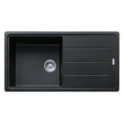 Lavello 1 vasca (97x50cm) Bfg 611 97 BOSTON Nero Opaco 114 0276 112