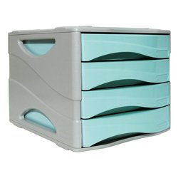 Organizer scrivania Oliver KEEPCOLOUR Azzurro pastello 23,8 x 19,8 x 8 cm  4121PBL