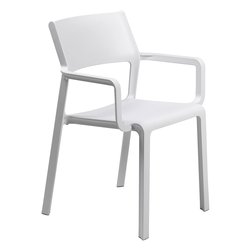 Sedia con braccioli polipropilene TRILL Armchair Bianco 40250 00 000