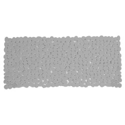 Tappeto bagno antiscivolo vasca (70x35x0,7cm) RIVER Grigio TAVA4010830