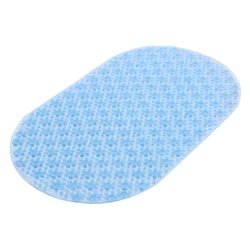 Tappeto bagno antiscivolo vasca (69x38,5x0,7cm) SOLID Azzurro TAVA400P130
