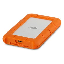 Hard Disk esterno 2.5 4TB RUGGED Silver e Orange STFR4000800